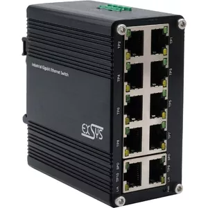 Switch 10Port Industrie Ethernet 10x10/100/1000Tx,12-48VDC (EX-62025)