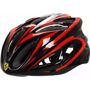 Ferrari Kask miejski FAH35 czarno-czerwony