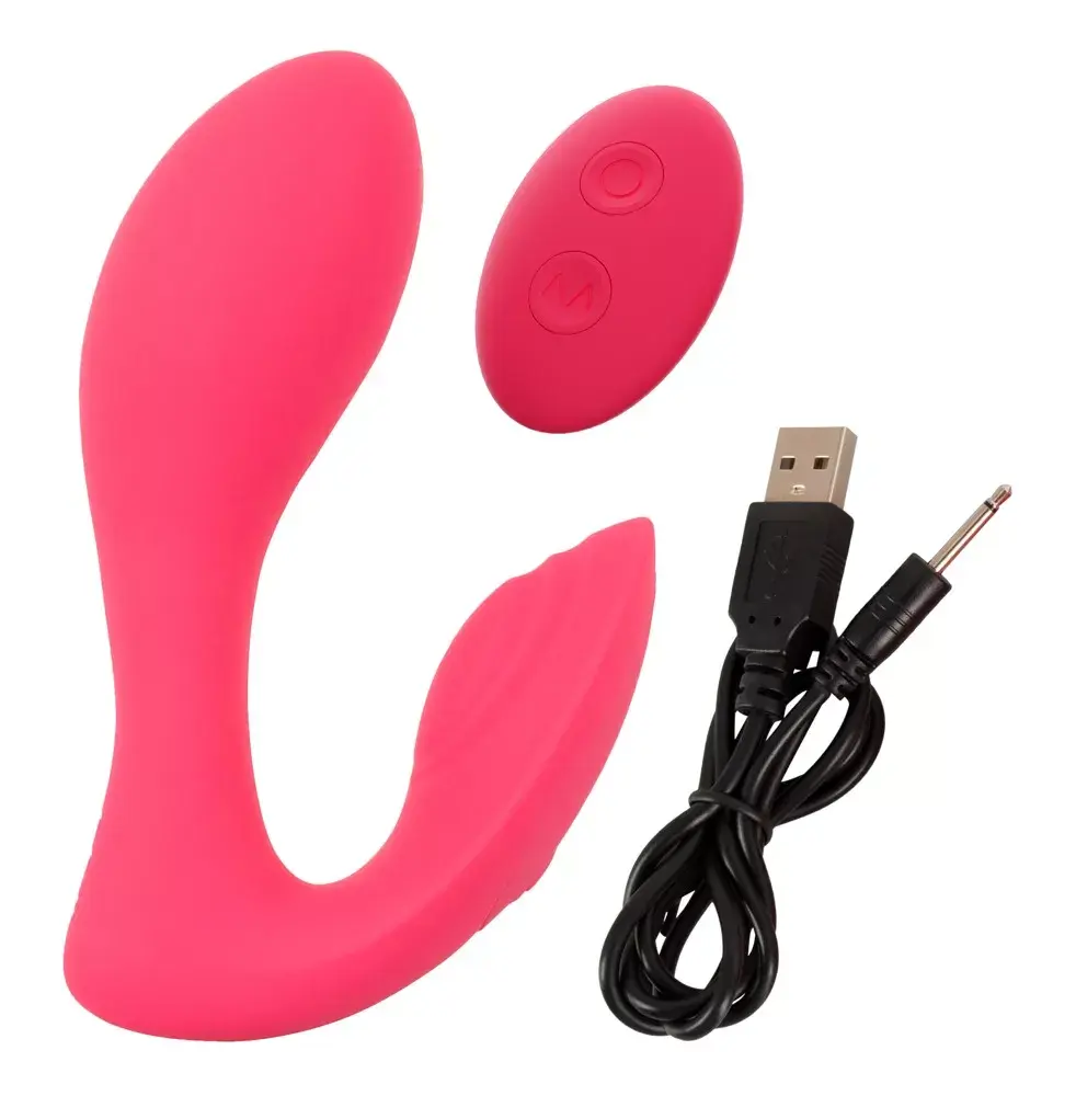 Трусиковый G-spot вибратор Sweet Smile — силикон, 2 мотора Photo 9
