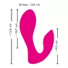 Трусиковый G-spot вибратор Sweet Smile — силикон, 2 мотора Photo 11