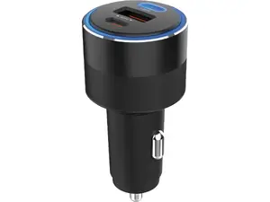 Автомобильное зарядное устройство SANDBERG Car Charger 3in1 130W USB-C PD Универсальное 12-24 В Черное