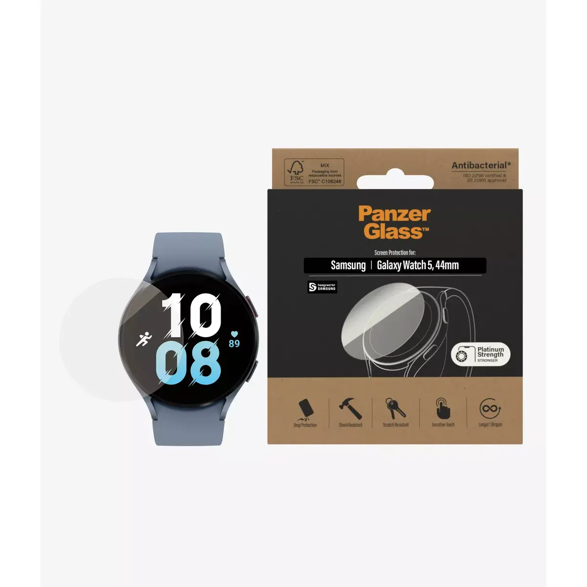 Ekrāna aizsargs PanzerGlass Samsung Galaxy Watch 5 44mm Photo 2