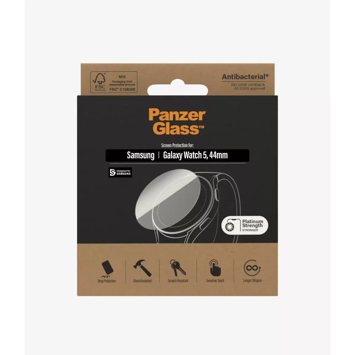 Ekrāna aizsargs PanzerGlass Samsung Galaxy Watch 5 44mm Photo 3