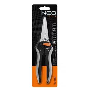 Pruning shears NEO tools 15-208, hand secateur for cutting branches, 1 pc