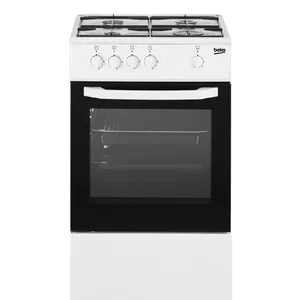 Beko CSG 42002 FW Отдельностоящая плита для готовки Газовый Белый