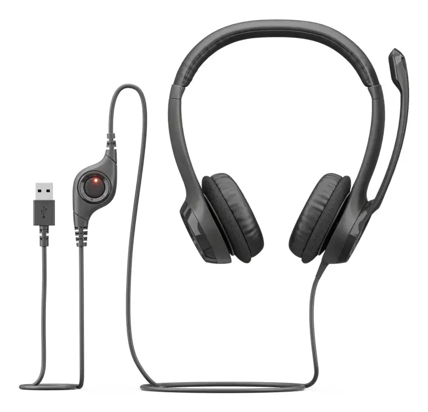 Logitech H390 Wired USB Headset Photo 5