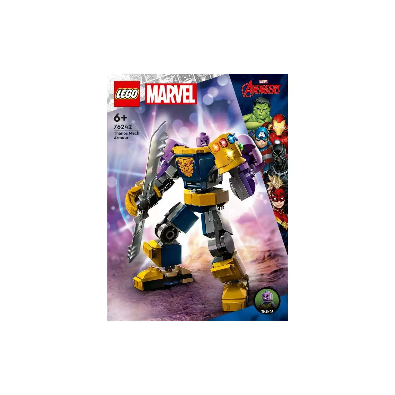 LEGO Marvel Thanos šarvai-robotas 76242 76242