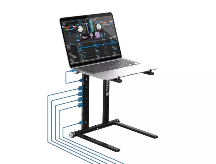 Klēpjdatora statīvs Reloop STANDHUB melns —