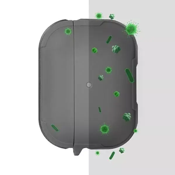 Чехол Uniq Valencia для AirPods Pro — gunmetal gray Photo 3
