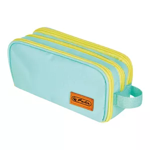 Pildspalvu maciņš Herlitz Neon Soft Poliesters Minta Dzeltena 235x110x75mm