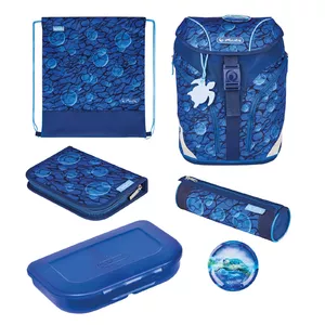 Skolas somas komplekts Herlitz SoftLight Plus GreenLine Deep Sea zēniem Poliesters Zils