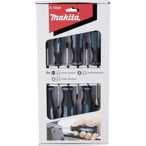 Screwdriver Set Makita E-10528, 6-piece manual screwdriver kit
