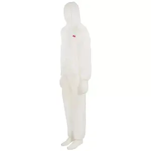 Protective Coverall 3M 4515 White 3XL SMS Material Adult