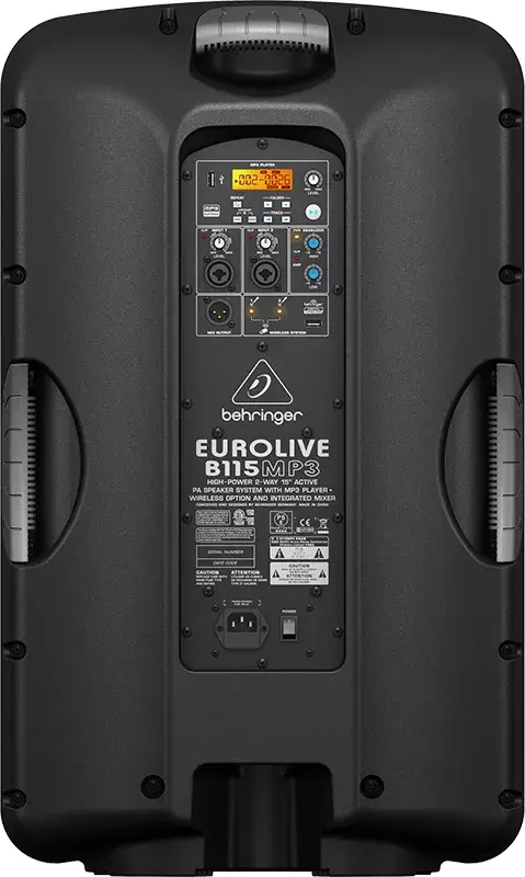 2-канальная колонка Behringer EUROLIVE B115MP3 27000320 Photo 2