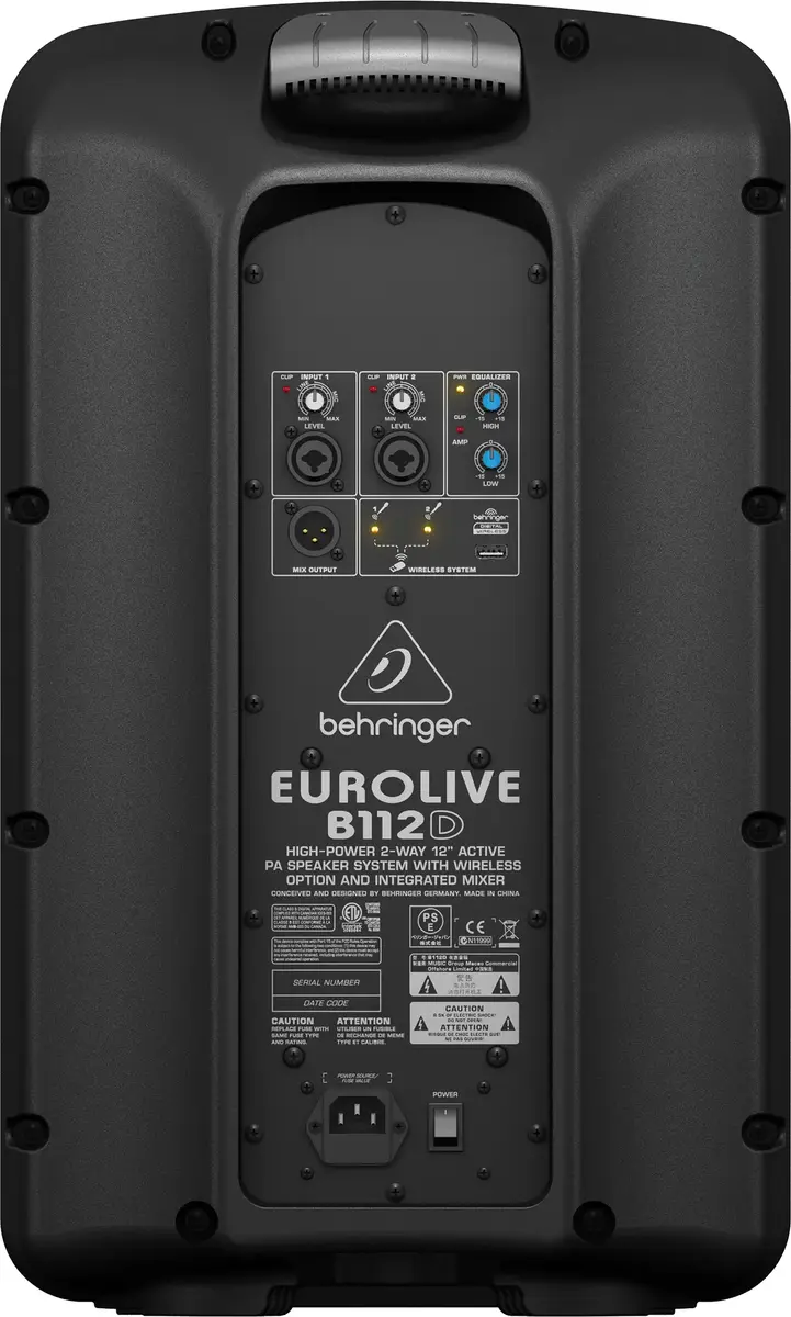 Акустическая система Behringer B112D Photo 2