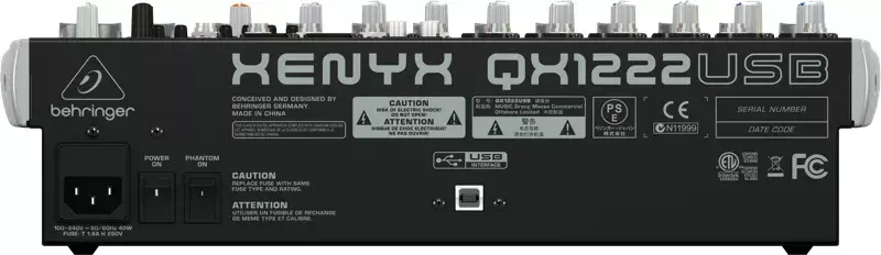 Audio Mixer Behringer QX1222USB Photo 2