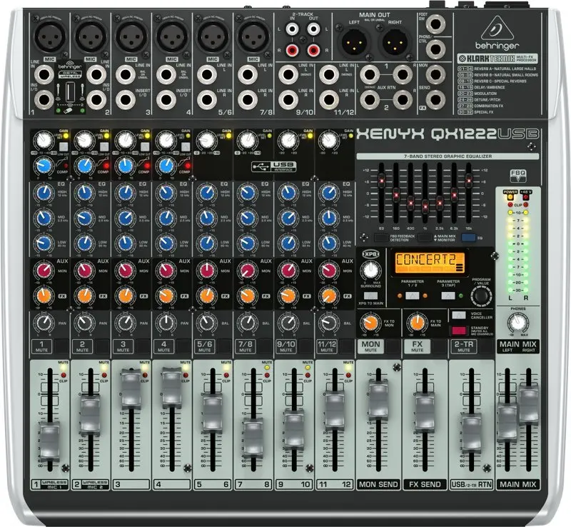 Аудиомикшер Behringer QX1222USB Photo 5