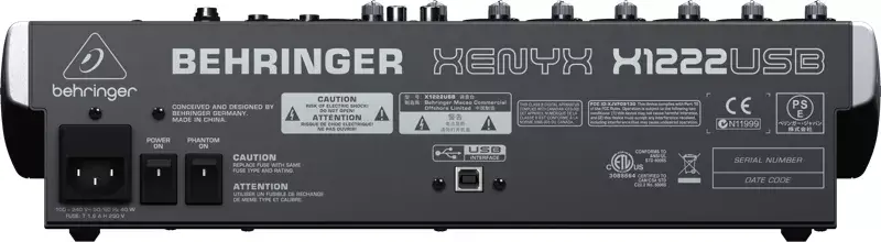 Behringer X1222USB audio mixer Photo 3