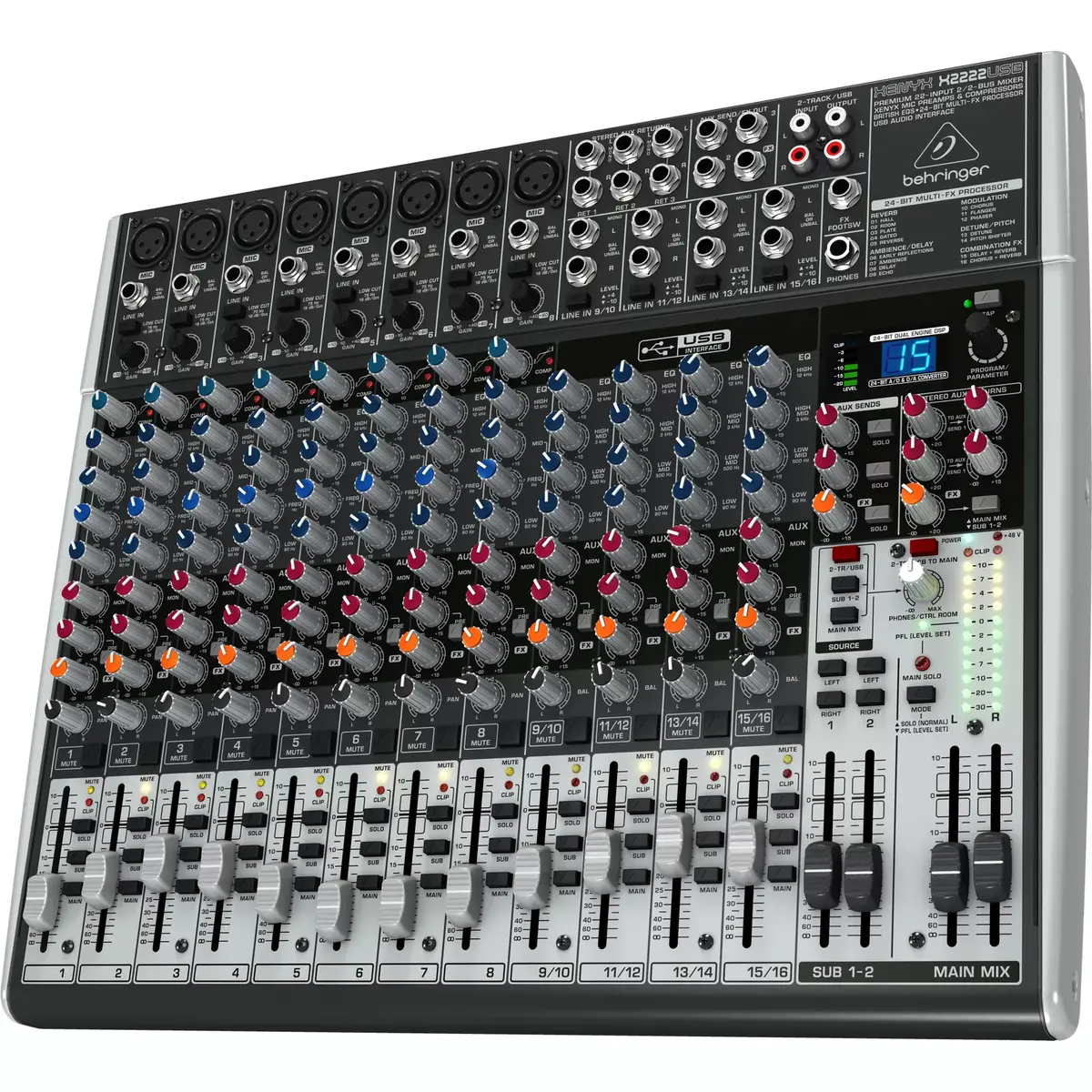 Mixer Behringer XENYX X2222USB Photo 5