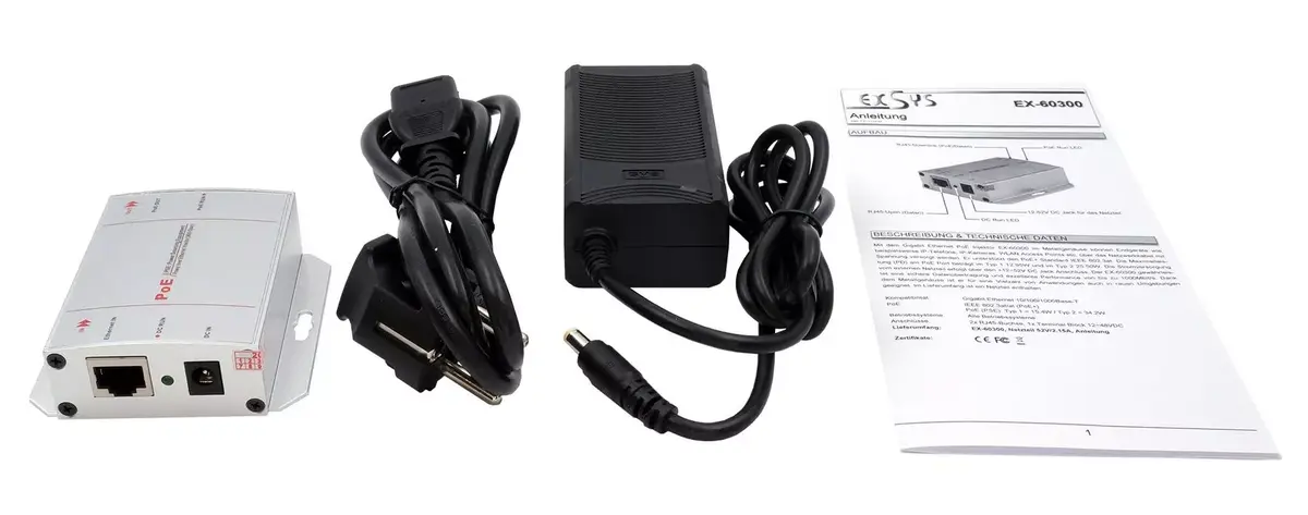 EXSYS PoE+ Gigabit Injector 30W Photo 5