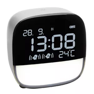 Digitālais modinātājs TFA-Dostmann 60.2034.02 Balts LCD AC/Baterija