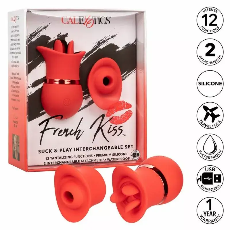 Vibrators CALEXOTICS FRENCH KISS SUCK & PLAY SET Photo 2