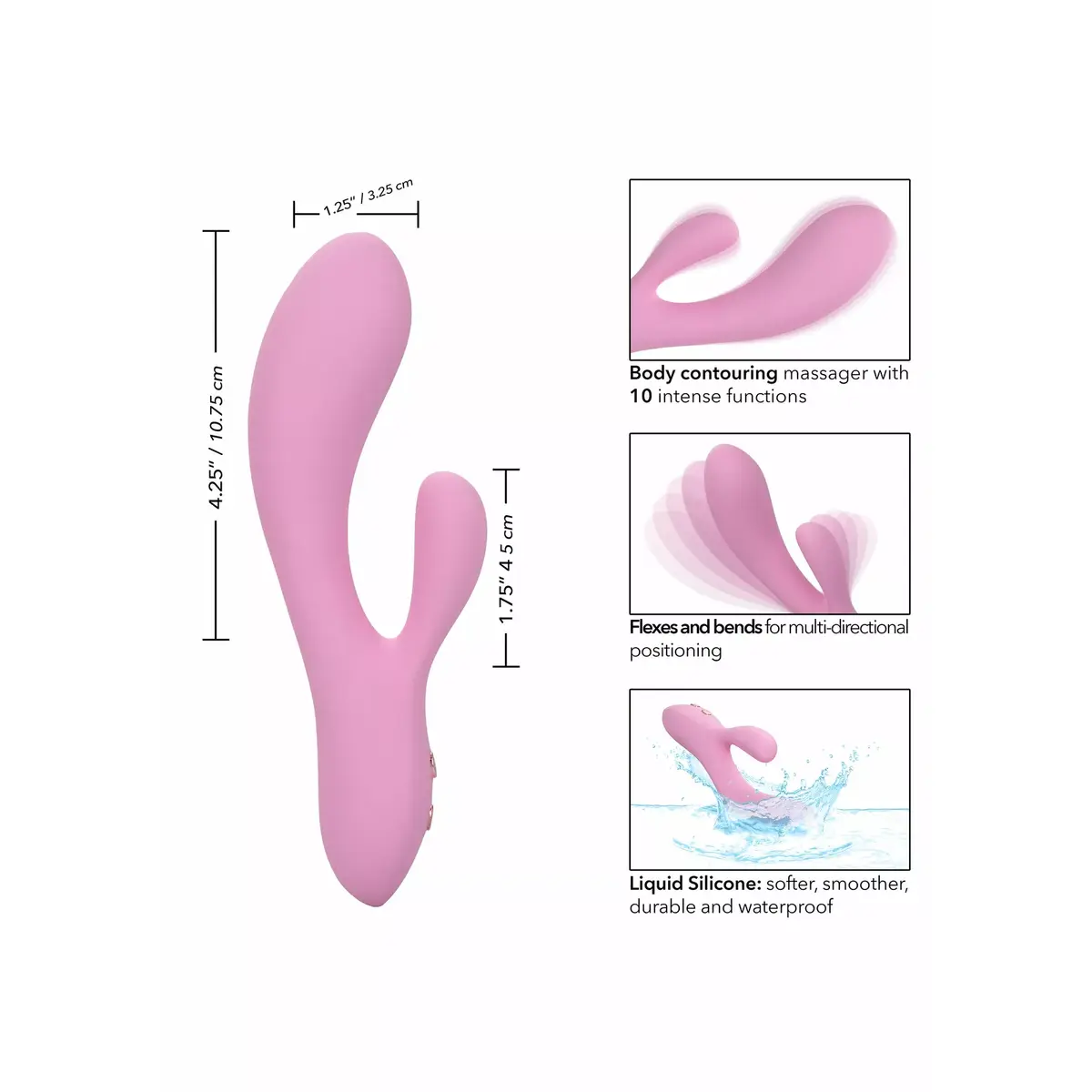 Вибратор CALEXOTICS CONTOUR ZOIE PINK Photo 4