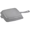 Staub Square Grill Pan 26 cm - Graphite Grey Photo 2