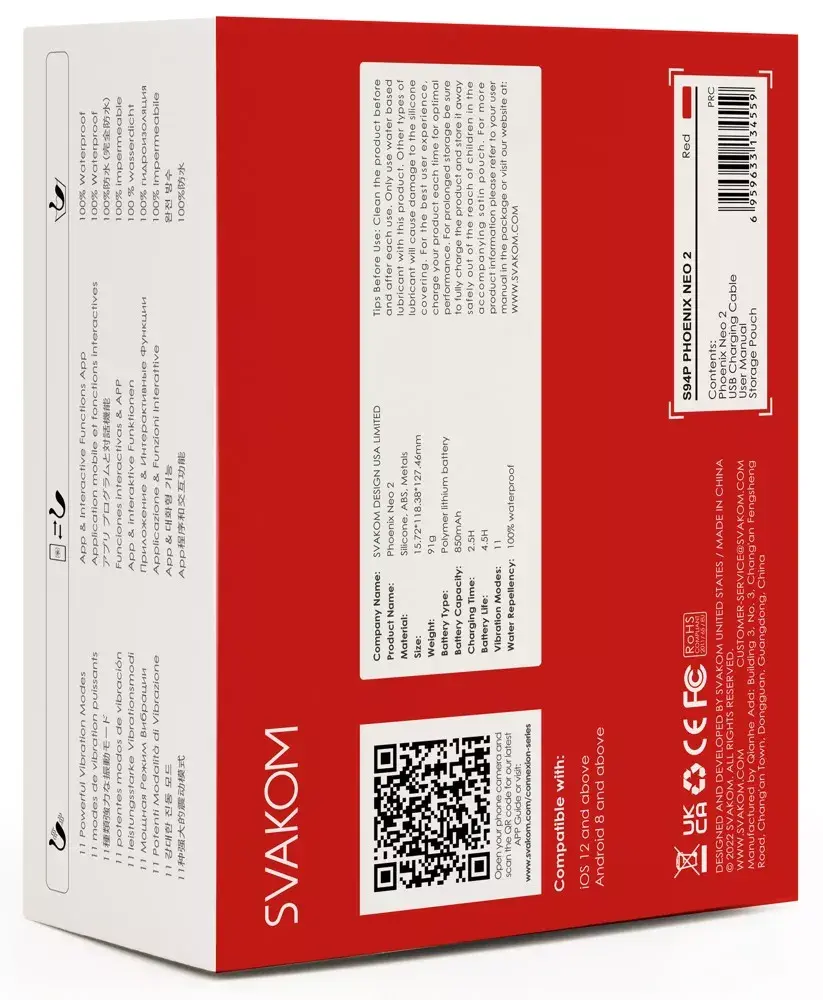 Bullet vibrators Svakom Phoenix Neo 2 Photo 8