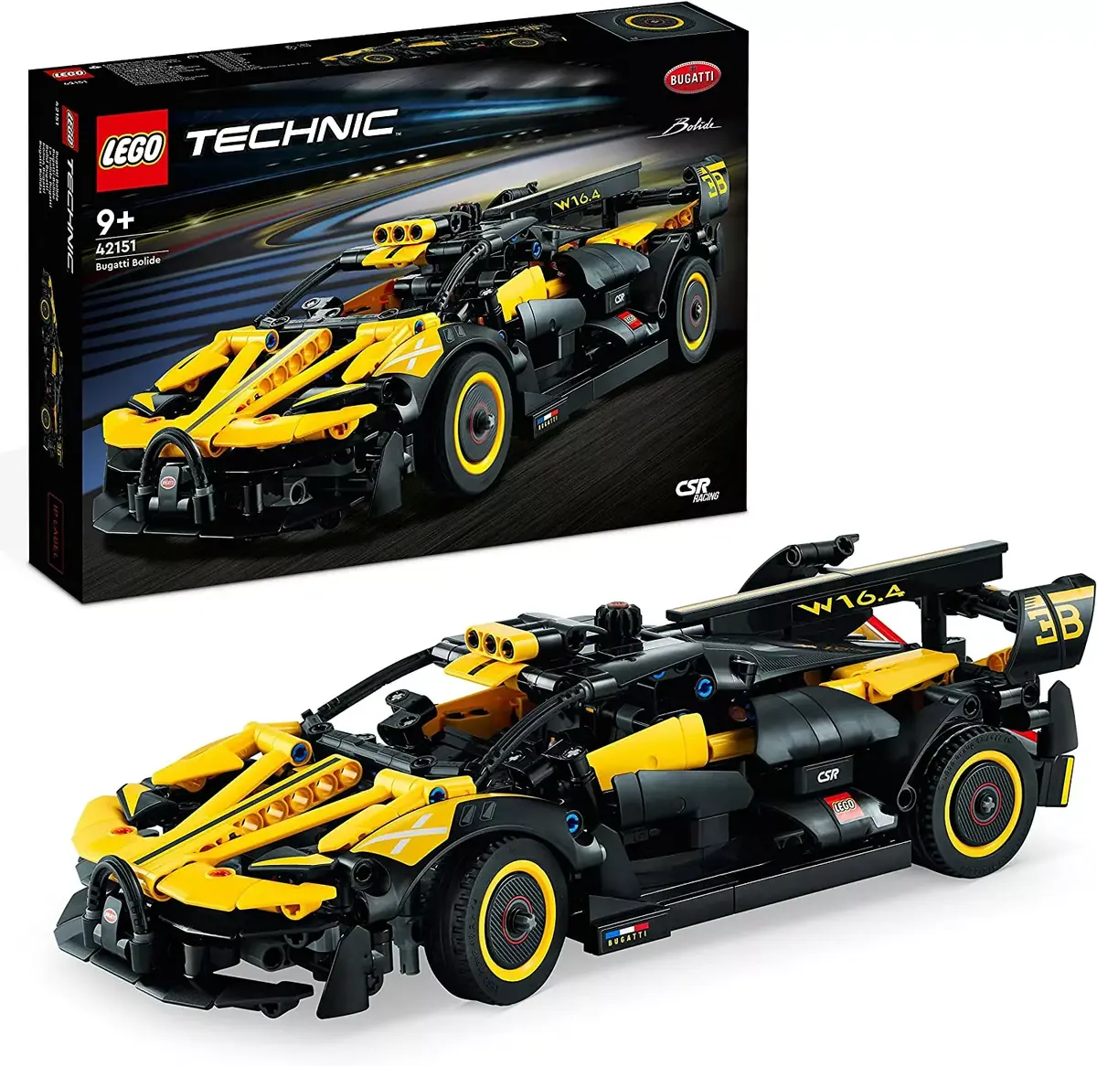 LEGO Technic 42151 Bugatti 3‑1 komplekts Photo 7