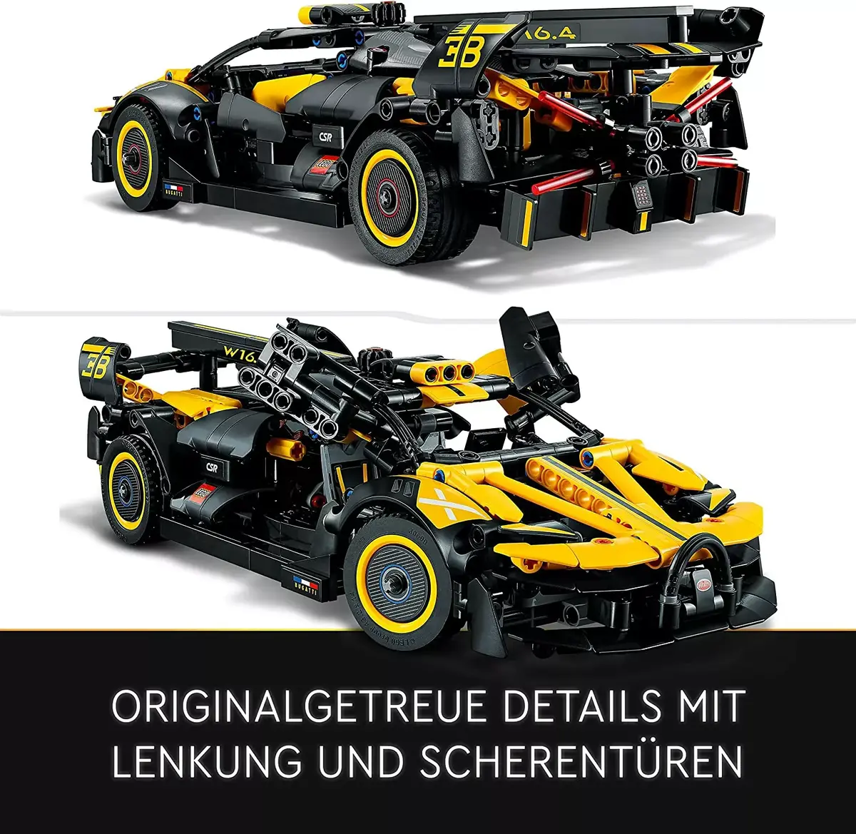 LEGO Technic 42151 Bugatti 3‑1 komplekts Photo 21