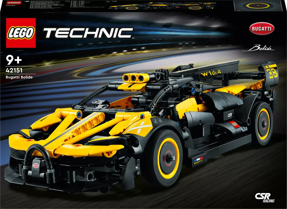 LEGO Technic 42151 Bugatti 3‑1 komplekts Photo 9