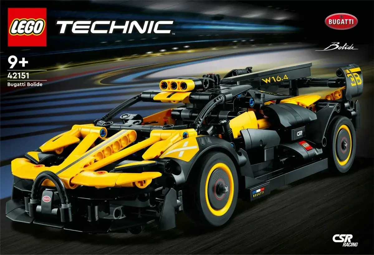 LEGO Technic 42151 Bugatti 3‑1 komplekts Photo 5