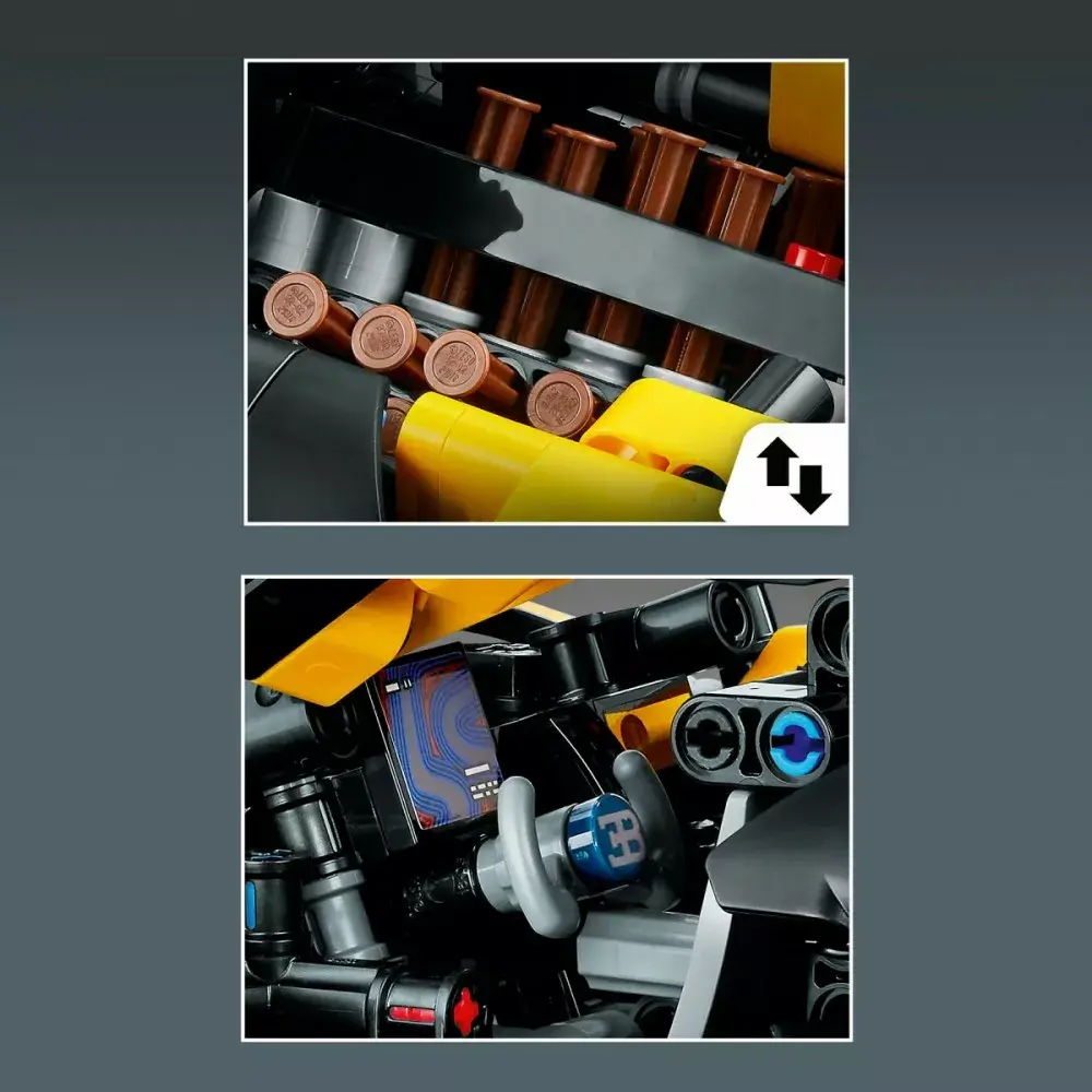 LEGO Technic 42151 Bugatti 3‑1 komplekts Photo 17