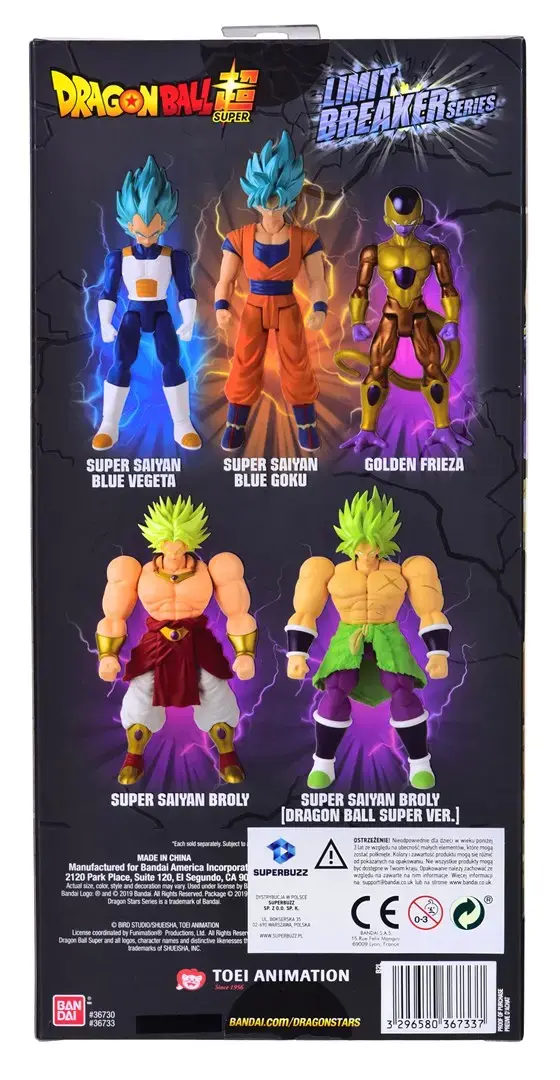 Action figure Bandai Dragon Ball Limit Breaker Golden Frieza DB36733 Photo 8