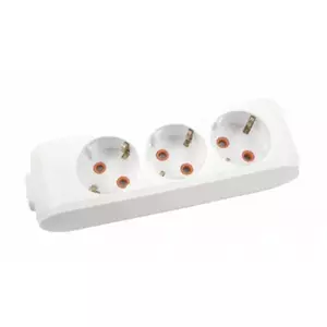 3-way extension lead with earth Viko by Panasonic W4302 — mains power adapter with earthing