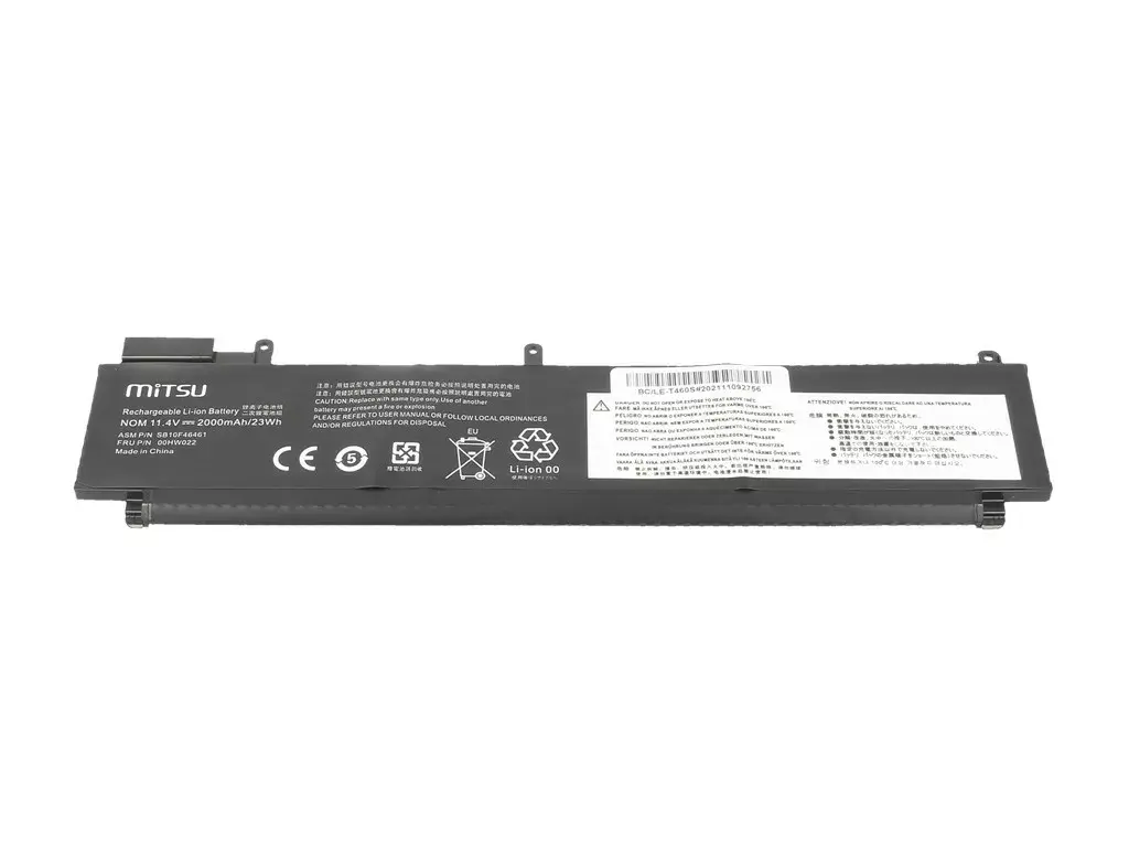 Akumulators MITSU LenoT460s/470s 2000mAh 11,4V Photo 2
