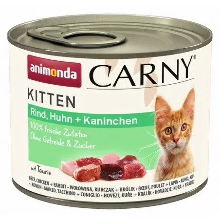 Mitrs kaķu barības animonda Carny BEEF