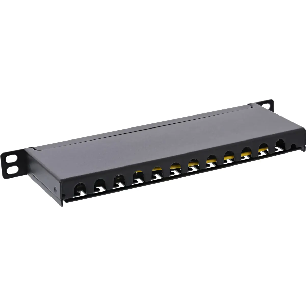 InLine 76819S 10" Cat.6A 12-Port Patch Panel Photo 4