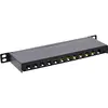 InLine 76819S 10" Cat.6A 12-Port Patch Panel Photo 4