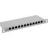 InLine 10" Cat.6A 0.5U 12-Port Patch Panel Photo 3