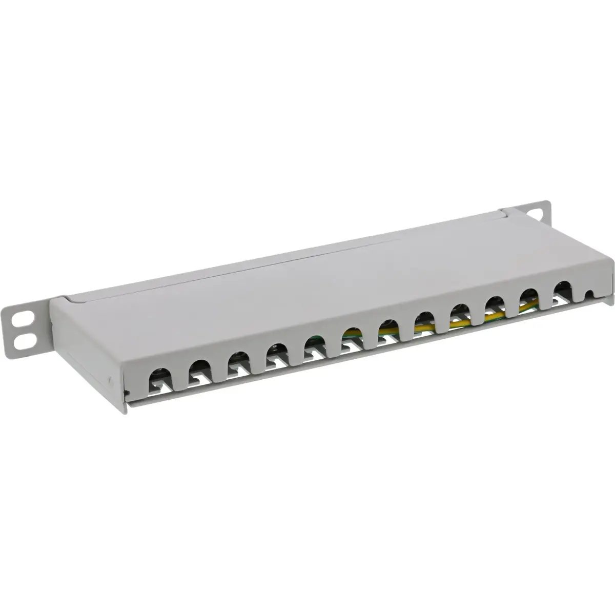 InLine 10" Cat.6A 0.5U 12-Port Patch Panel Photo 4