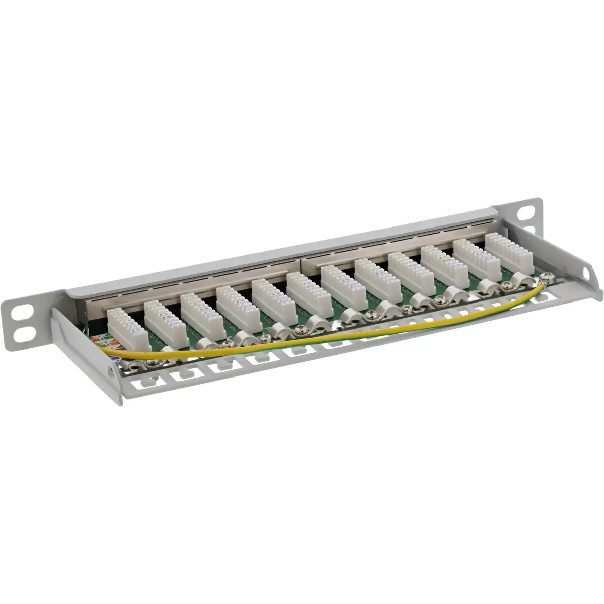 InLine 10" Cat.6A 0.5U 12-Port Patch Panel Photo 6