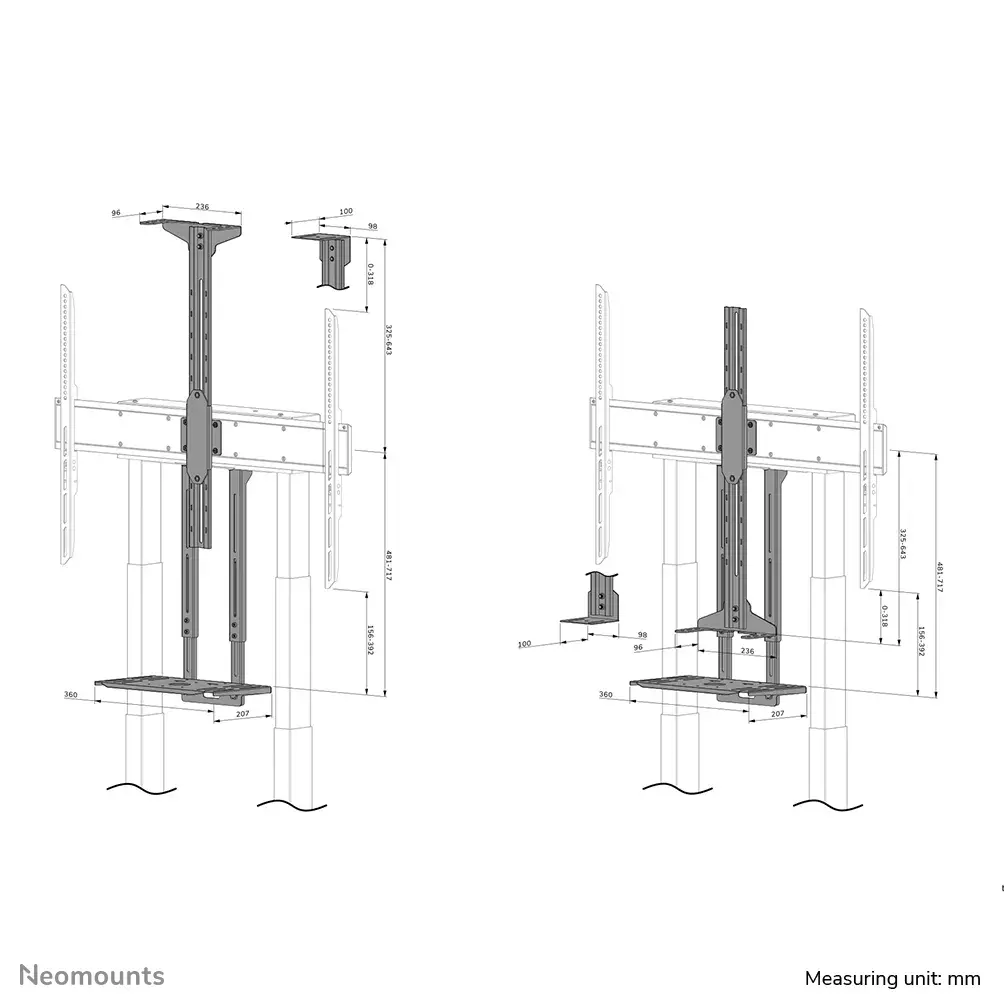 Shelf Neomounts AFL-875WH1 Photo 20