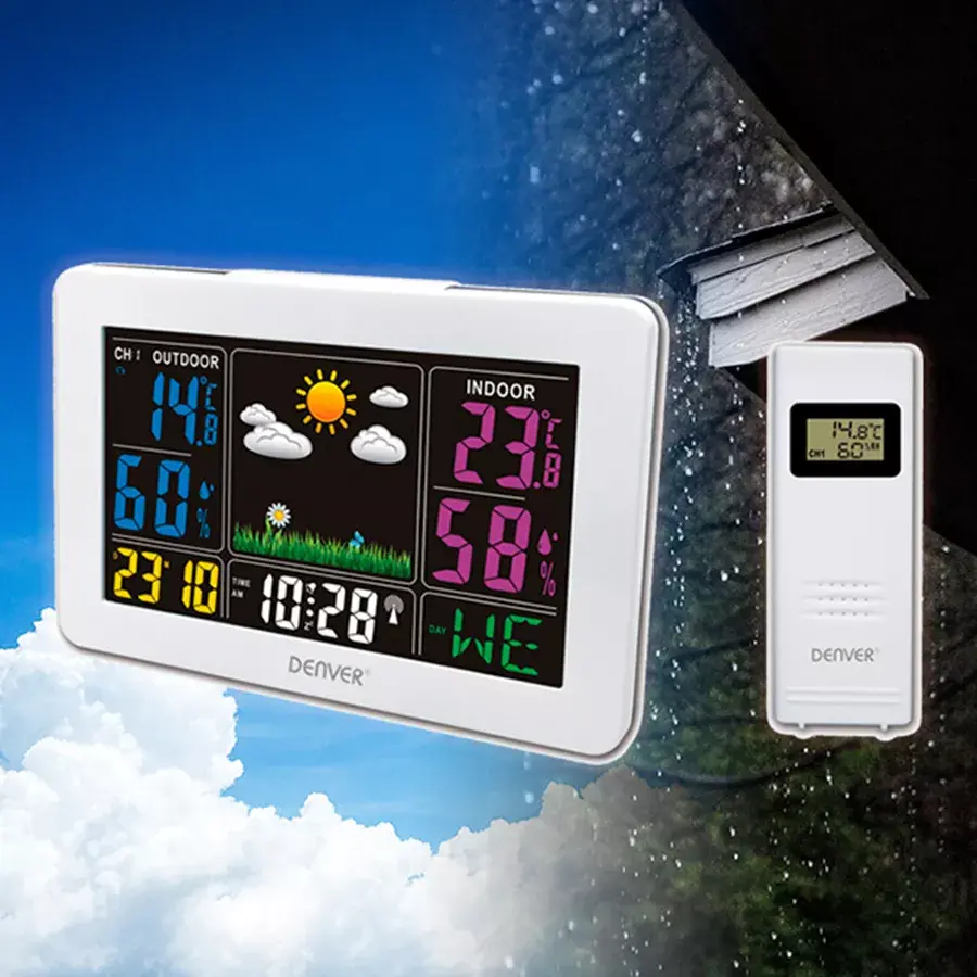 Digitālā laikapstākļu stacija Denver WS-540WHITE Photo 2