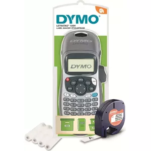 DYMO LetraTag LT-100H marķēšanas ierīce - sudraba krāsā ar baterijām (2174577)