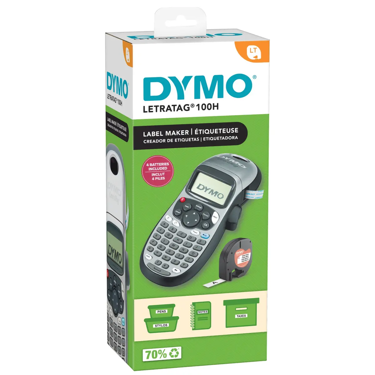 Dymo LetraTag LT-100H Ручной принтер этикеток Серебристый Photo 2