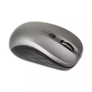 Беспроводная оптическая мышь IBOX Rosella Home RF, амбидекстная, 1600 DPI, 2.4 ГГц nano‑приёмник, 3 кнопки, серый