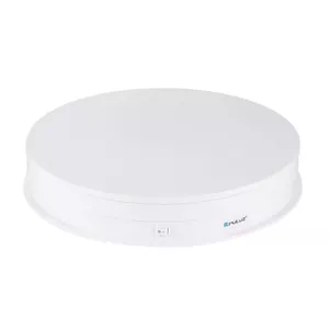 Elektriska rotējoša platforma Puluz PU3049W 30 cm USB balta — motorizēta display platforma