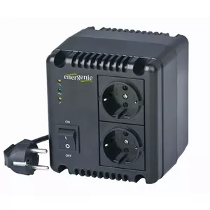 EnerGenie EG-AVR-1001 sprieguma regulators 2 Maiņstrāvas izvade (-s) 140 - 270 V Melns